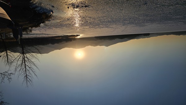 양평 두물머리의 해질녁 풍경(사진,경기종합뉴스)