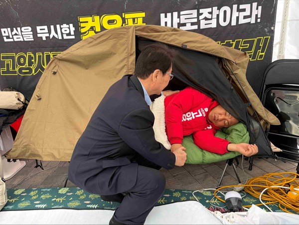 오준환, 6일 단식 마무리“공정 경선 요구, 시민 속에서 이어간다”“투표 참여로 민심 보여달라”